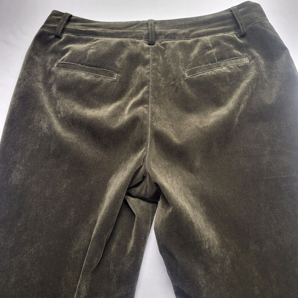 Coldwater Creek Cypress Trouser Fit Bootcut Leg Olive Green P12 - Picture 8 of 8